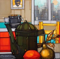 Salman Farooqi, 48 x 48 Inch, Acrylic on Canvas, Abstract Painting, AC-SF-675 Salman Farooqi, 48 x 48 Inch, Acrylic on Canvas, Abstract Painting, AC-SF-675